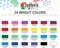 Acrylic Paint Set, 24 (2 fl oz/59 ml) Assorted Bright Colors, DIY Arts And Crafts Acrylic Paint For Kids And Adults, 48 Fl Oz(Pack of 1)